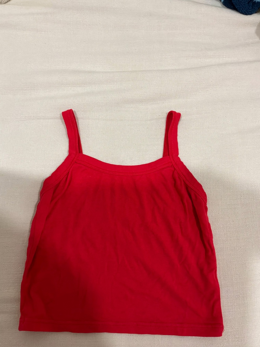 Basic Red Tank Top - Spaghetti Strap Cami
